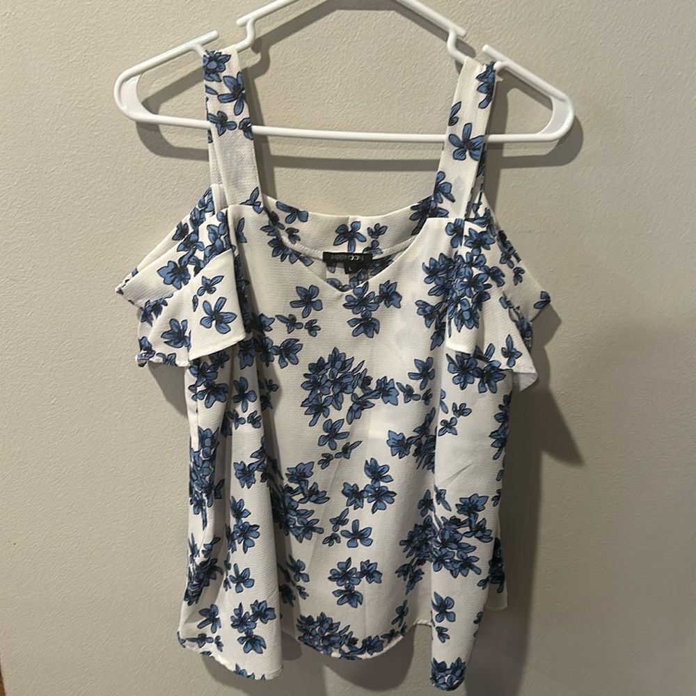 Papermoon Cold Shoulder Top Sz Large
